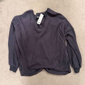 Urban Outfitters Charcoal V-Neck Sweater